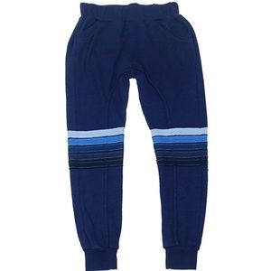 Aviator Nation- KID'S MOTO STRIPE SWEATPANTS - POSEIDON // BLUE STRIPES